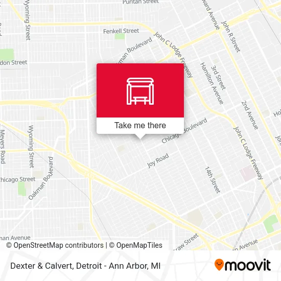Dexter & Calvert map