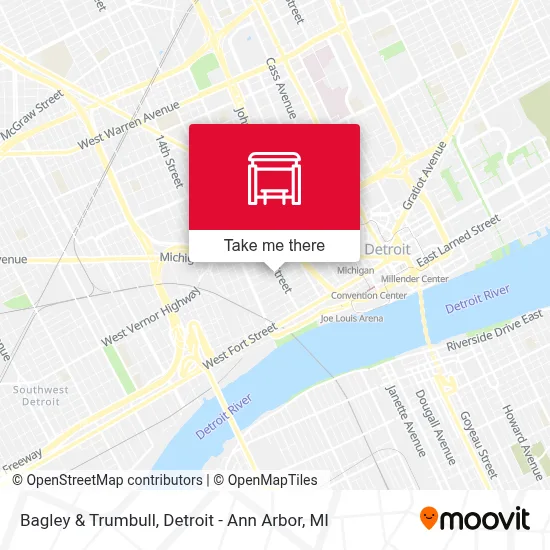 Bagley & Trumbull map