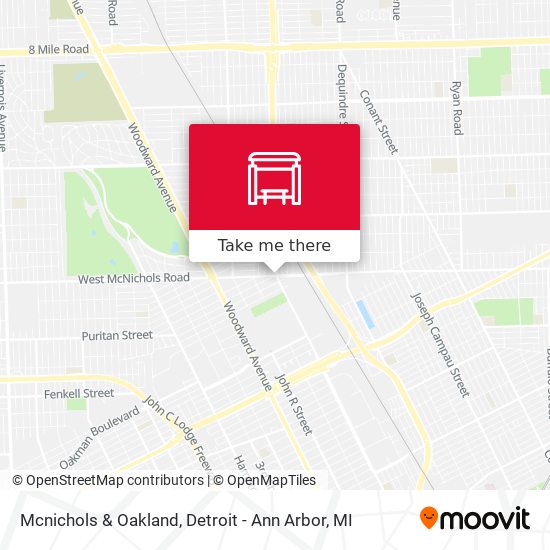 Mapa de Mcnichols & Oakland
