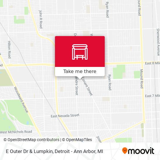 Mapa de E Outer Dr & Lumpkin
