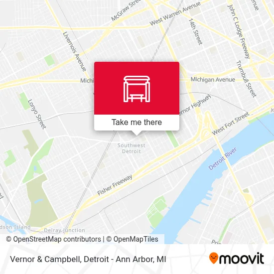 Vernor & Campbell map