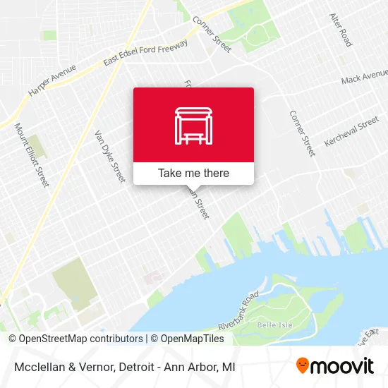 Mcclellan & Vernor map