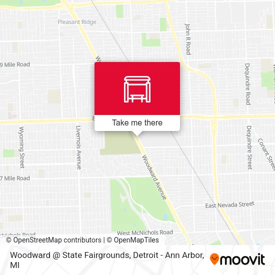 Mapa de Woodward @ State Fairgrounds