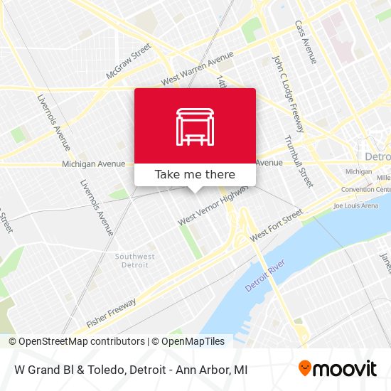 Mapa de W Grand Bl & Toledo