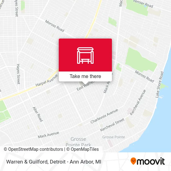 Warren & Guilford map