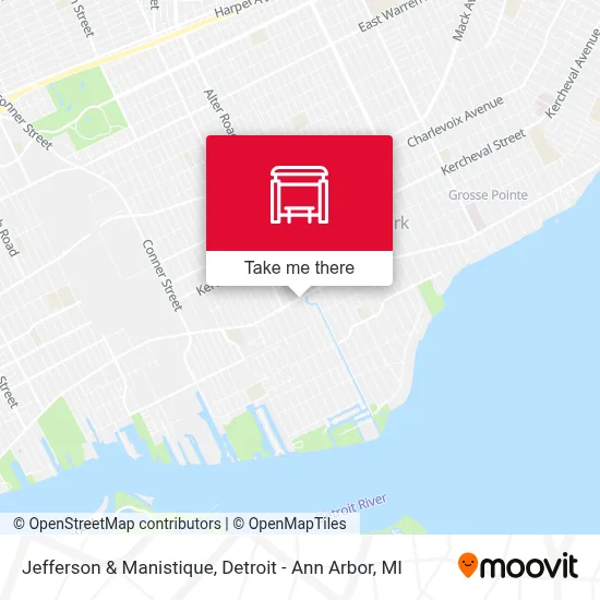 Jefferson & Manistique map