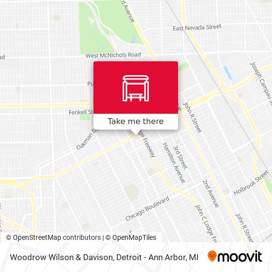 Mapa de Woodrow Wilson & Davison