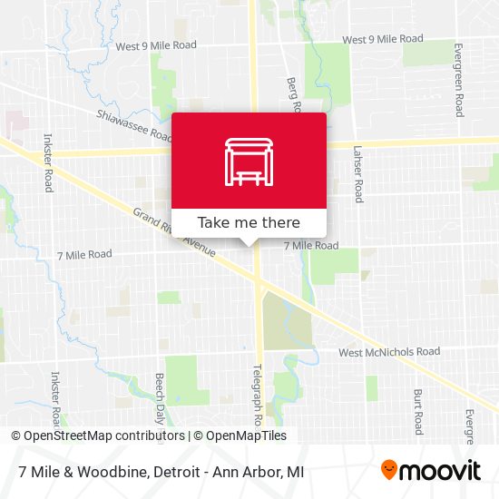 Mapa de 7 Mile & Woodbine