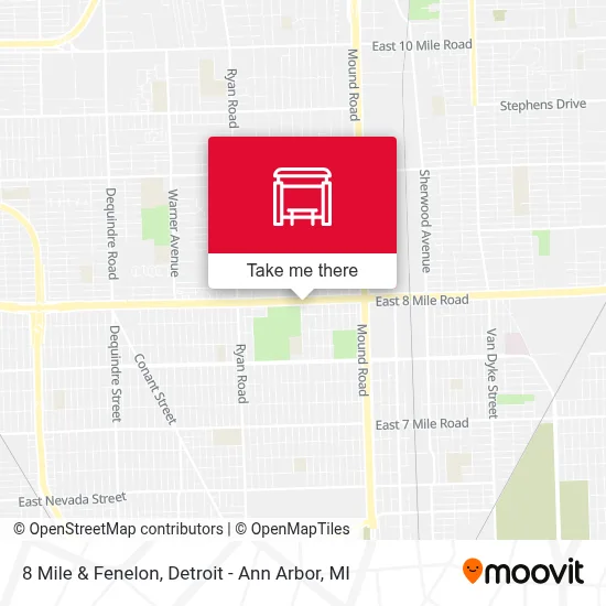 8 Mile & Fenelon map