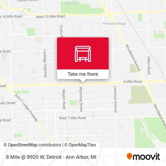 8 Mile @ 8920 W map