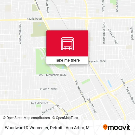 Woodward & Worcester map