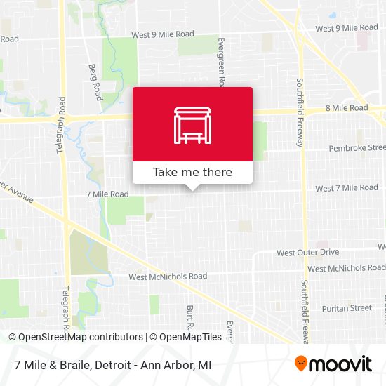 Mapa de 7 Mile & Braile