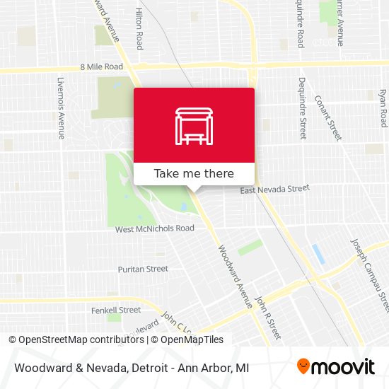 Mapa de Woodward & Nevada