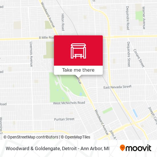 Mapa de Woodward & Goldengate