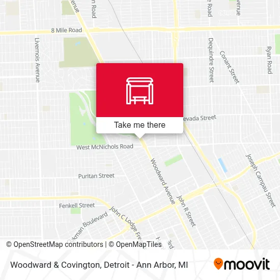 Woodward & Covington map
