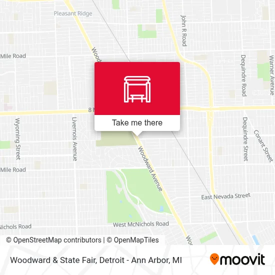 Woodward & State Fair map
