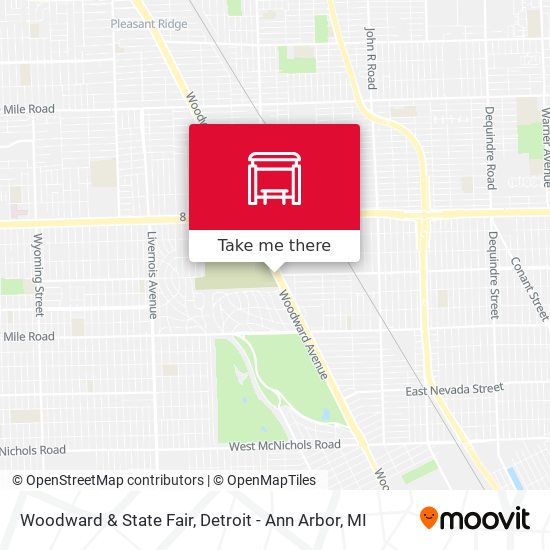 Mapa de Woodward & State Fair