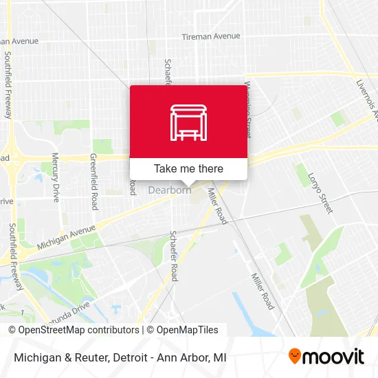 Michigan & Reuter map