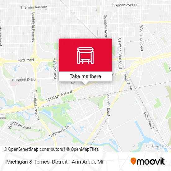 Michigan & Ternes map
