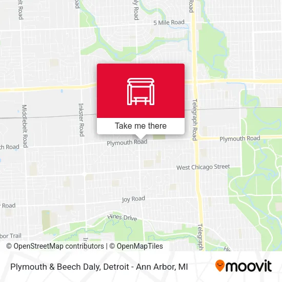 Plymouth & Beech Daly map