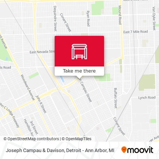 Mapa de Joseph Campau & Davison