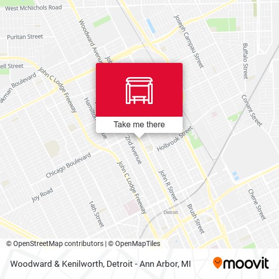 Mapa de Woodward & Kenilworth