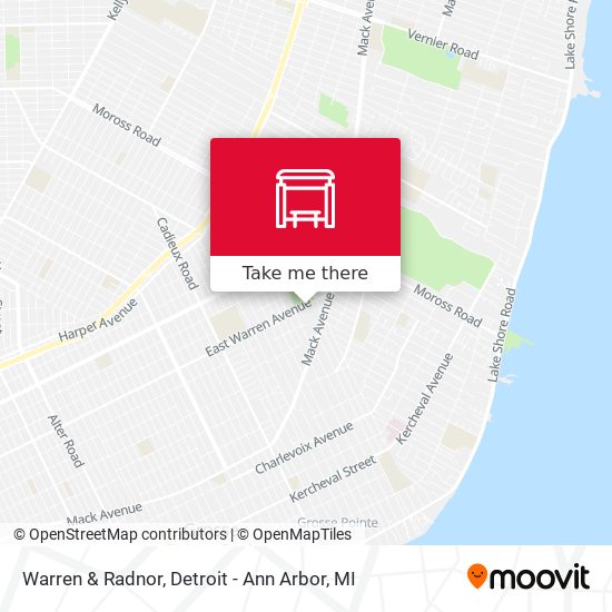Mapa de Warren & Radnor