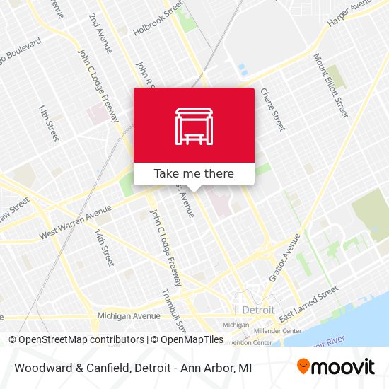 Woodward & Canfield map