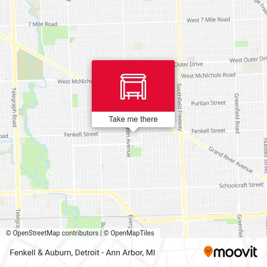 Fenkell & Auburn map