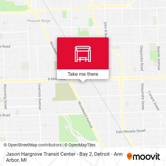 Jason Hargrove Transit Center - Bay 2 map