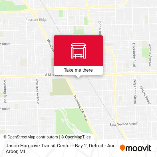 Jason Hargrove Transit Center - Bay 2 map