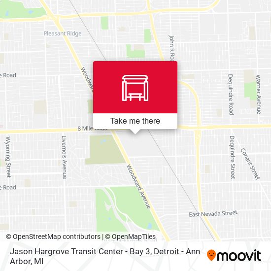Mapa de Jason Hargrove Transit Center - Bay 3