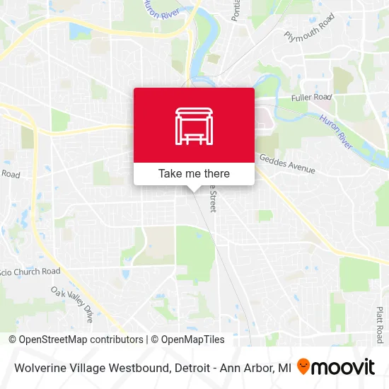 Wolverine Village Westbound map