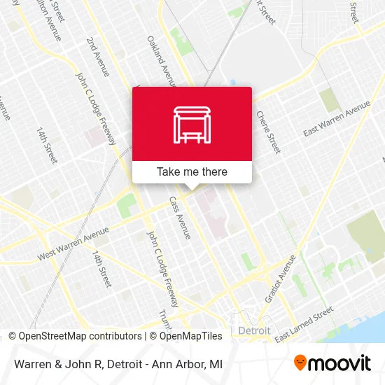 Warren & John R map