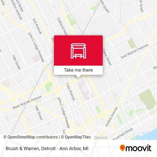 Brush & Warren map