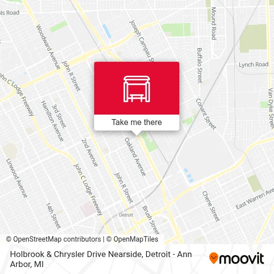 Mapa de Holbrook & Chrysler Drive Nearside