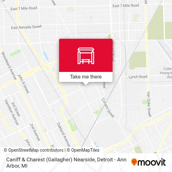 Mapa de Caniff & Charest (Gallagher) Nearside