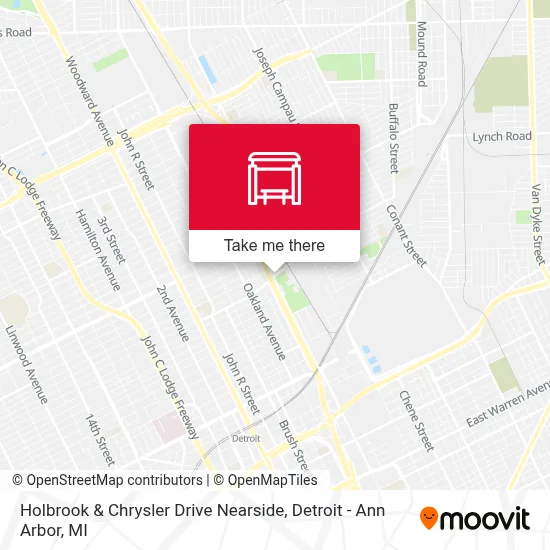 Mapa de Holbrook & Chrysler Drive Nearside