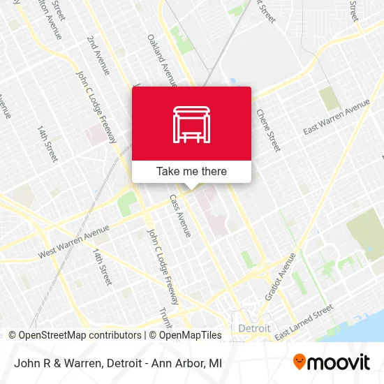 John R & Warren map
