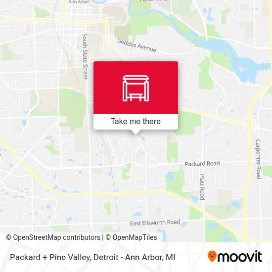 Packard + Pine Valley map