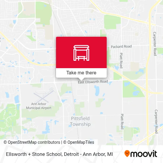 Ellsworth + Stone School map