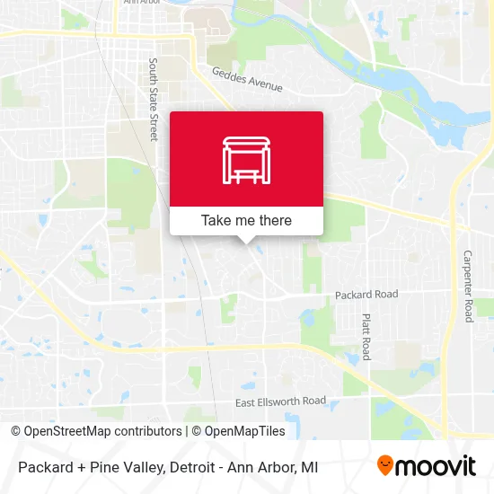 Packard + Pine Valley map