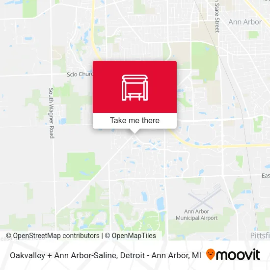 Oakvalley + Ann Arbor-Saline map
