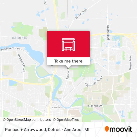 Mapa de Pontiac + Arrowwood