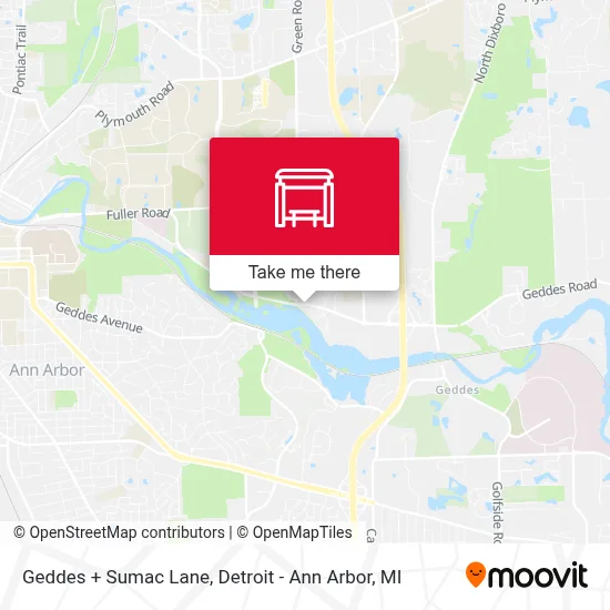 Geddes + Sumac Lane map