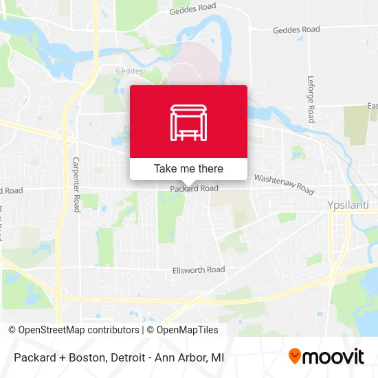 Packard + Boston map