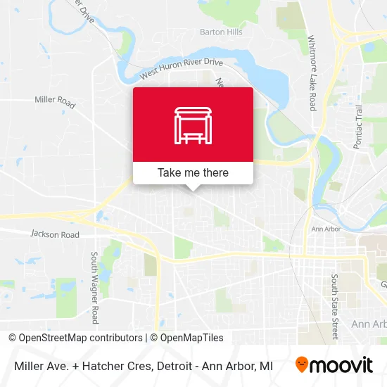 Miller Ave. + Hatcher Cres map