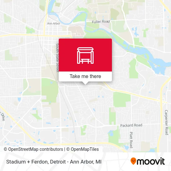 Stadium + Ferdon map