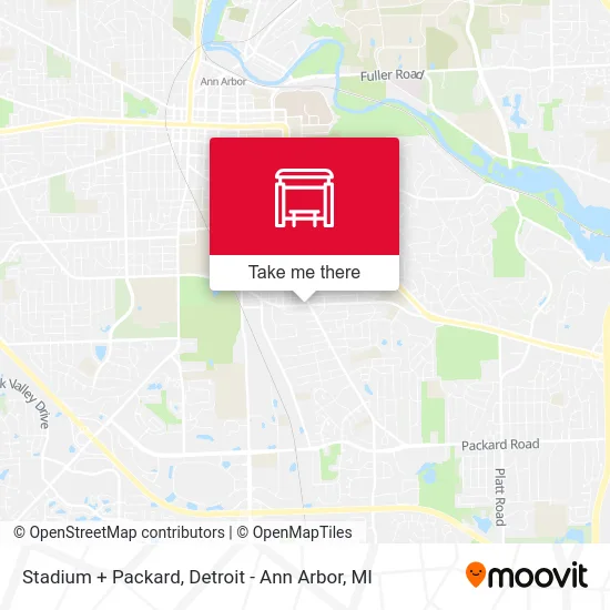 Stadium + Packard map