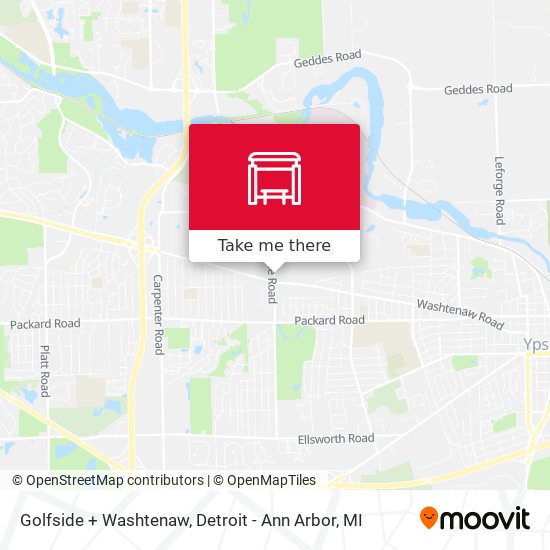 Mapa de Golfside + Washtenaw